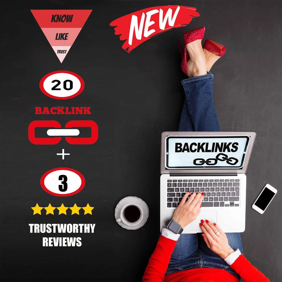 Top 20 Trust Safety Backlinks DA 40-88 + 3 Positive Trustworthy Comments + Ping - Image 1 of 1