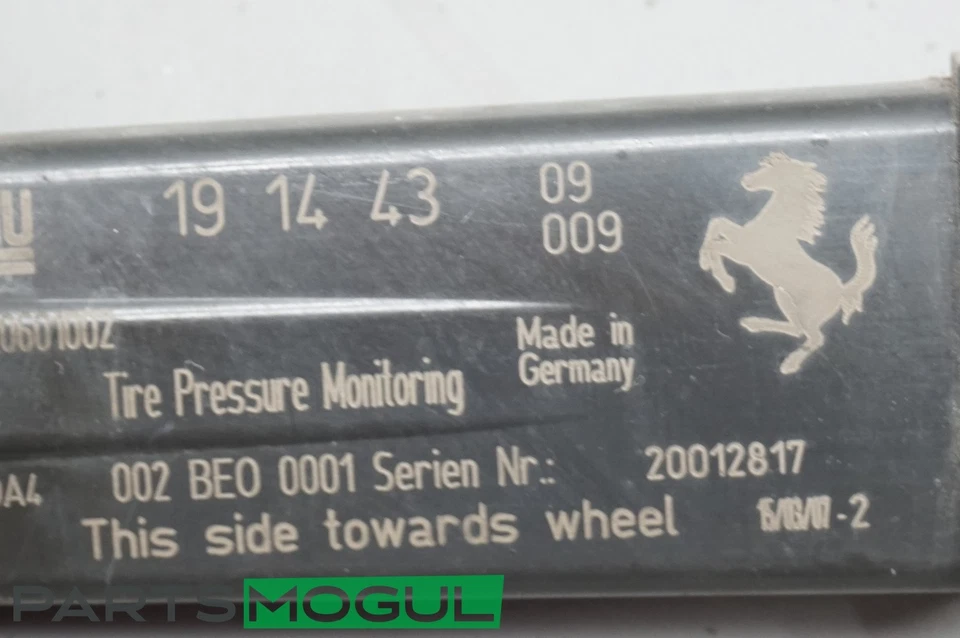 Módulo de monitor de presión de neumáticos Maserati Quattroporte M139 2004-2008 191443 OEM Foto 4 de 4