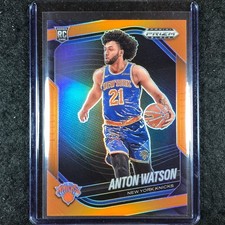 2024-25 Prizm Black ANTON WATSON Rookie Base Orange 15/49 #238