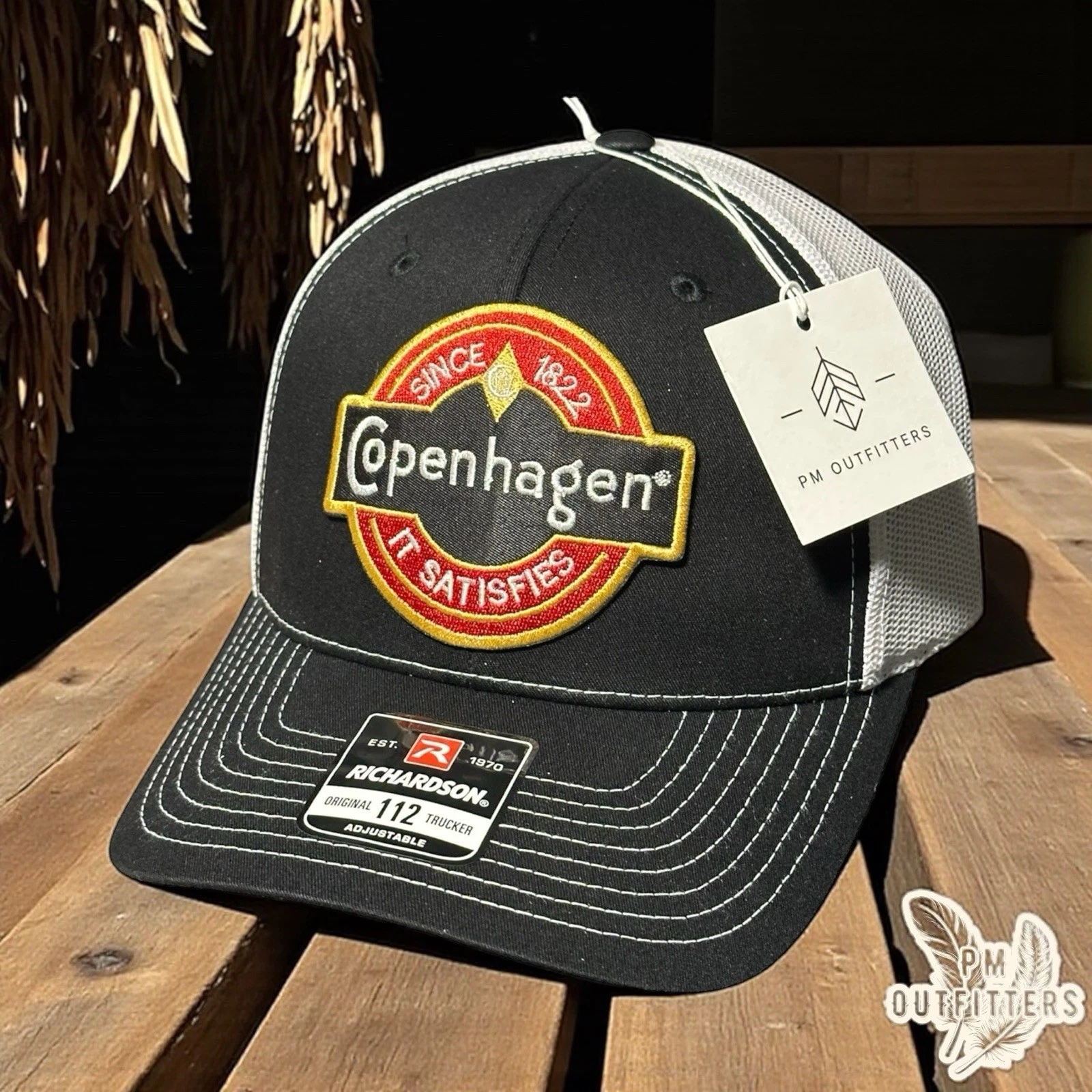 Vintage Retro Copenhagen 1822 Logo Embroidered Patch Richardson 112 Trucker Hat
Opens in a new windo