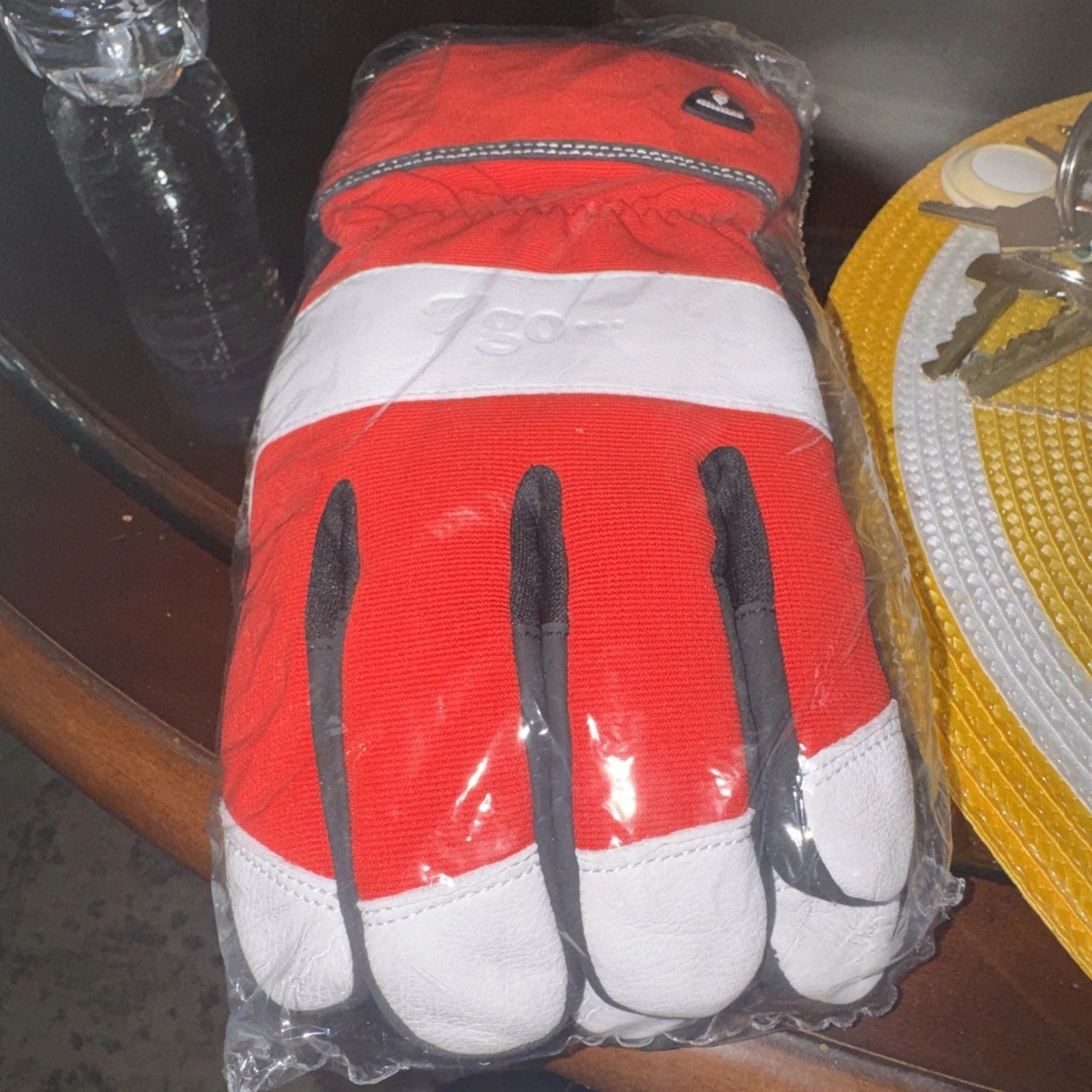 Vgo GA7693FLWP-RED Winter Work Gloves 3M Thinsulate Size L/9 New”