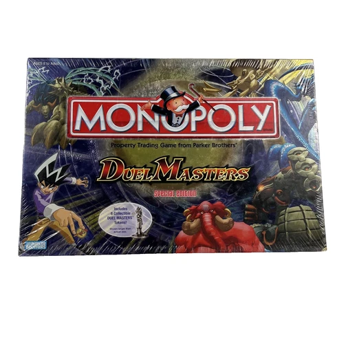 Monopoly Duel Masters Vintage 2004 Parker Brothers Board Game New Sealed
