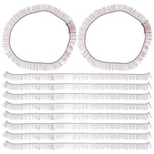 30Pcs Reusable Nylon Doll Eyelashes Brown for DIY Crafts Decoration