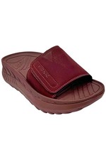 Vionic Men's Rejuvenate Adjustable Recovery Slide Sandals Port Wine