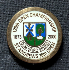 vtg - 2000 BRITISH OPEN - Golf ball marker - St Andrews Links - Tiger Woods