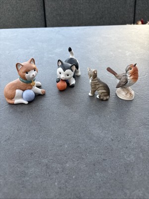 Goebel Porzellan Tiere, Porzellan Katzen, Porzellan Vogel