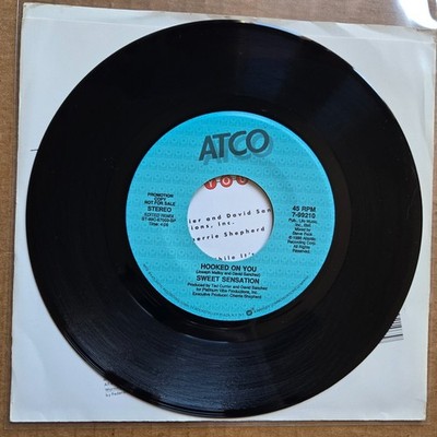 SWEET SENSATION Hooked On You DJ PROMO POP SOUL 45 7