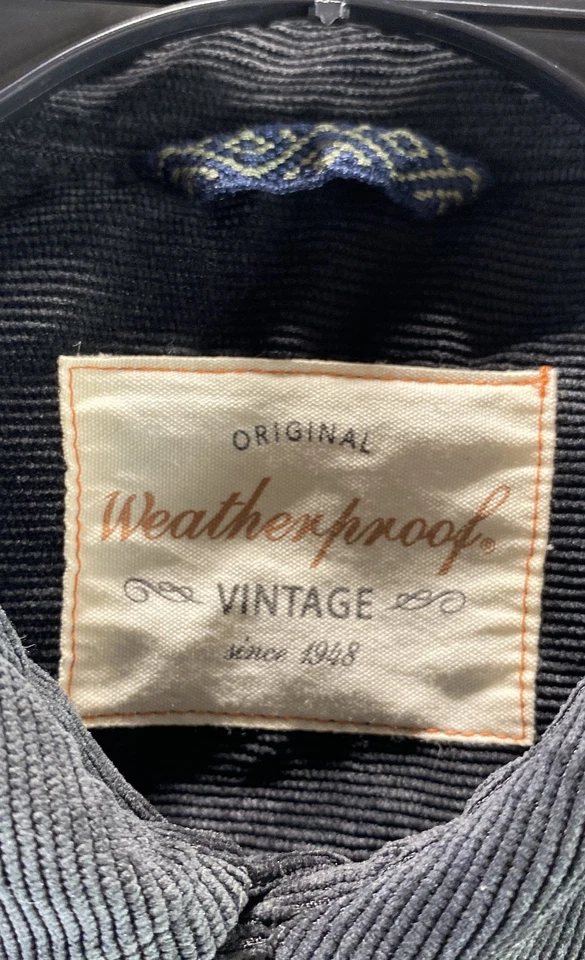 Weatherproof Men Black Moonless Night Vintage Outerwear Shirt Size L NWT - Image 3 of 4