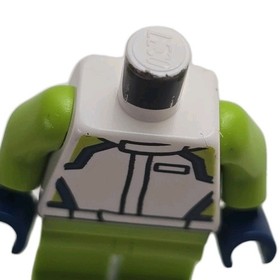 LEGO City Lime Green Racing Driver Minifigure 60113 60115 Rally Car Helmet