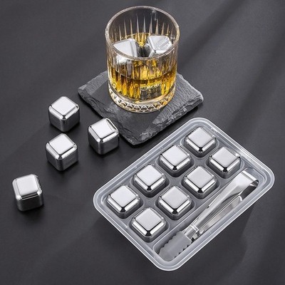 Edelstahl 304 für Whisky Eiswürfel 5,2 cm 4 cm 3,6 cm 3 cm 2,7 cm 2,6 cm