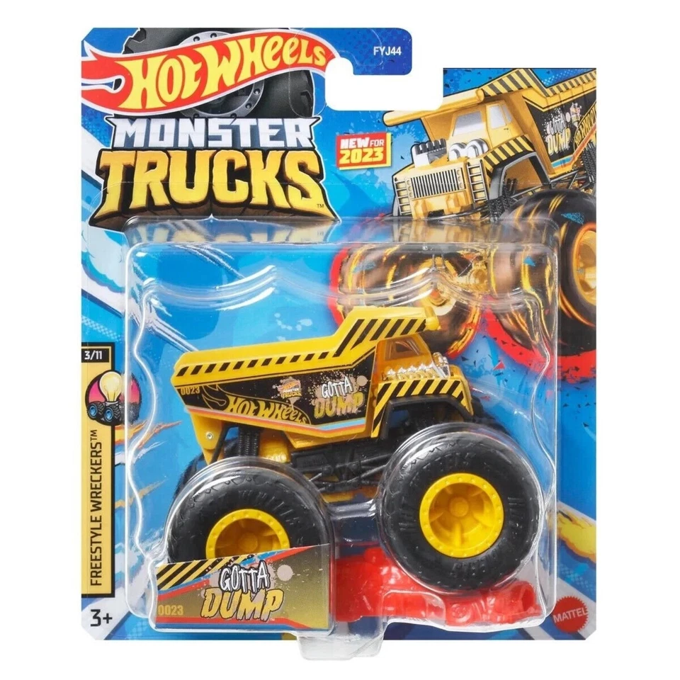 HOT WHEELS MONSTER TRUCKS DIECAST 1:64 GLOW IN THE DARK COLOUR SHIFTERS BIG RIGS - Image 4 of 4