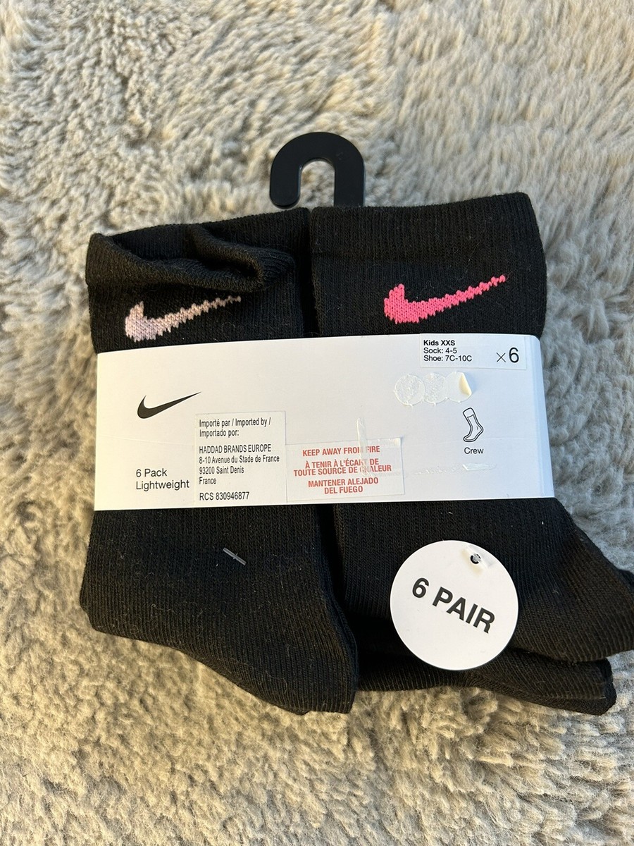 nike crew socks size