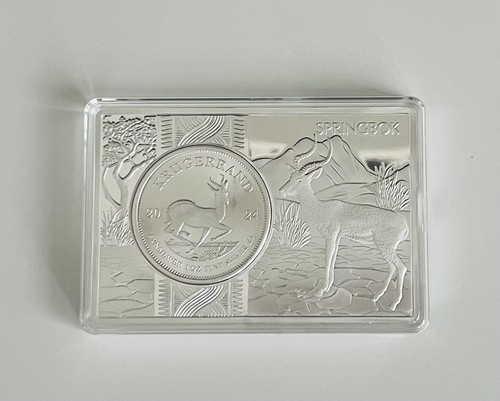 KRÜGERRAND Münzbarren 1 OZ Silber 999er 2024 im 3 OZ Barren mit Etui NEU OVP - Bild 3 von 4