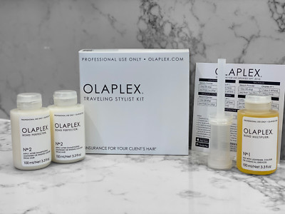 OLAPLEX BOND MULTIPLIER NO. 1  100ML  +2X NO.2  100ML TRAVELING STYLIST KIT  AD