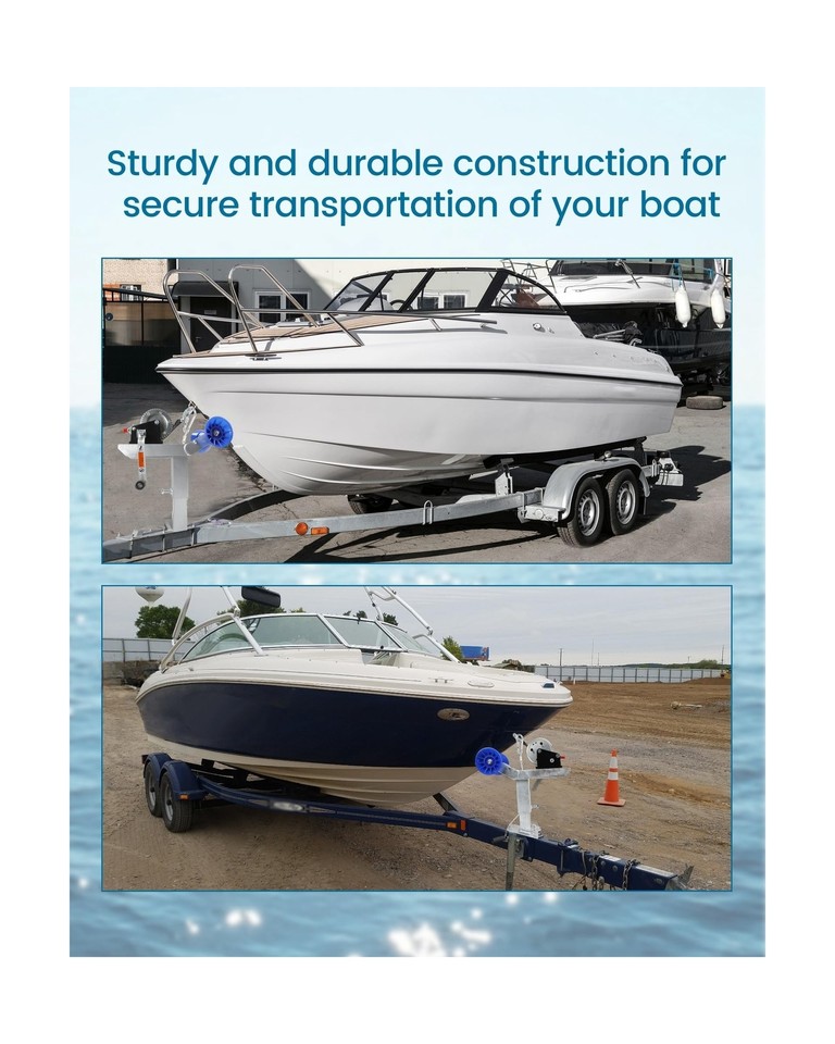 Adjustable Boat Trailer Winch Stand with Roller, Boat Trailer Winch