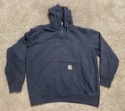 Carhartt Hoodie Men's XL Rain Defender Heavyweight 1/4 Zip Sweatshirt 100617 472