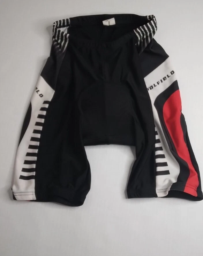 Wolfield Hombre Acolchado Bicicleta Ciclismo Montar Corto 20/80 Spandex/Poliéster Talla L  Foto 2 de 3