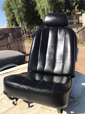 Original Clean MG Midget High Headrest Seat W Rails Sprite Austin ...