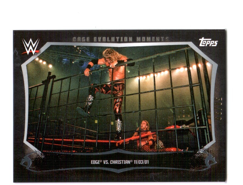 WWE Edge Christian CEM-3 2015 Topps Undisputed Black Parallel Card