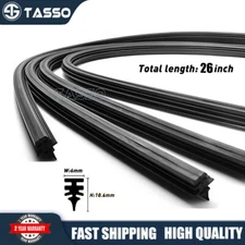 4 x Pairs Universal 26" Car Bus Silicone Frameless Windshield Wiper Blade Refill