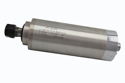 2.2KW 80mm ER20 Water-Cooling Spindle Motor For CNC Router Milling Machine 220V