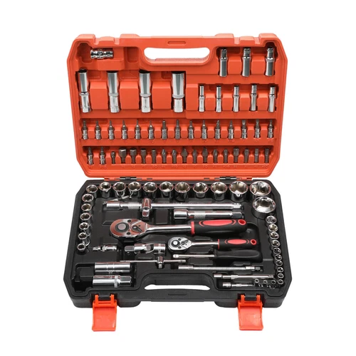 94pcs 1/4" & 1/2" Socket Ratchet Screwdriver Bit Set with Case FREE NEXT DAY - Bild 2 von 19