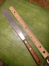 VTG Flint Arrowhead Stainless Icing Knife Cake Spatula Decorate Spreader 12.25"