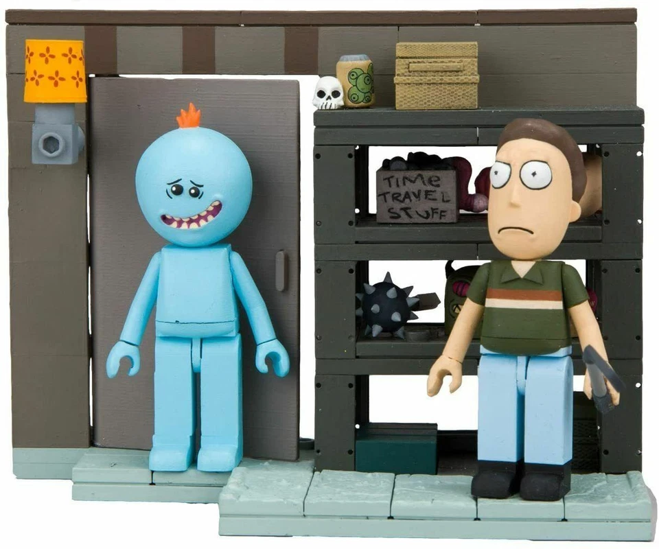 Rick & Morty Smith Estante de Garaje Mini Construcción 108 Piezas Juego de Construcción Foto 2 de 2