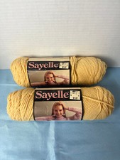 Lot 2 Sayelle Yarn CHAMOIS 1032 New 3.5 oz. each