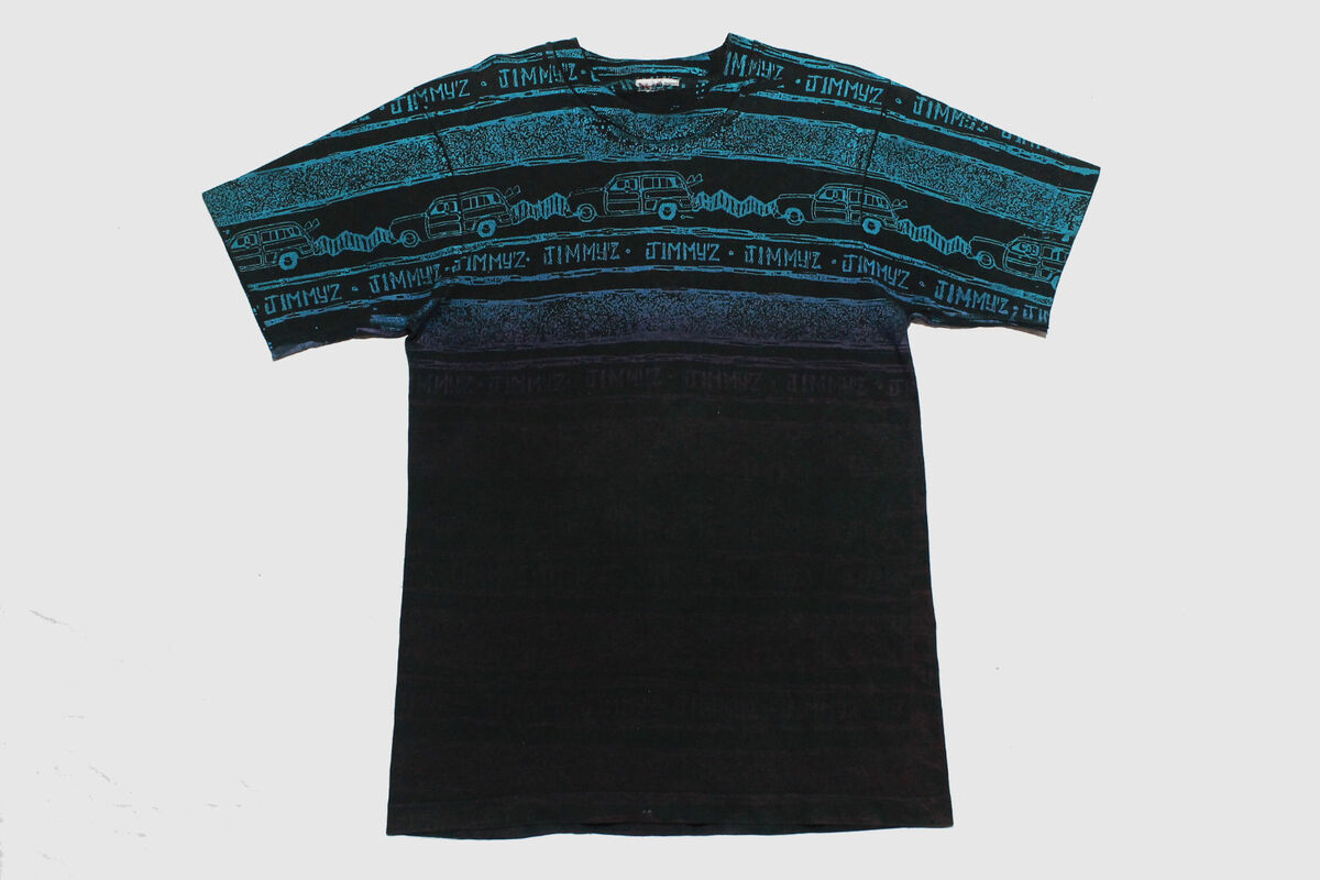Vintage Jimmy Z T Shirt Surfing Skateboard Full Print 80s Vintage Jimmy Z T Shirt Surfing Skateboard Full Print 80s