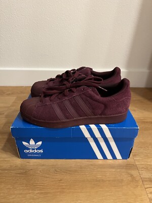maroon superstar adidas