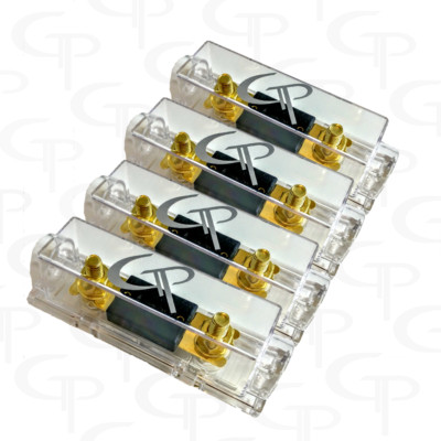 4) ANL Fuse block GP Car Audio w/ 4) 300 amp FUSES.  fuse holder