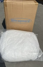 500 Disposable Polypropylene 24" Pleated Bouffant Caps Head Cover White