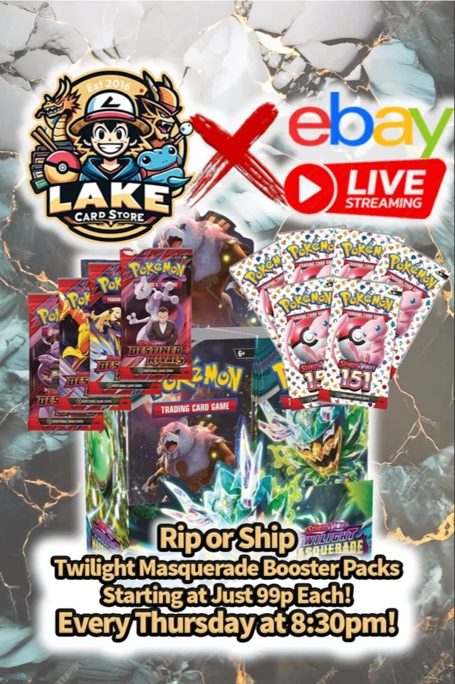 Twilight Masquerade, 151 & Destined Rivals Packs - Rip or Ship