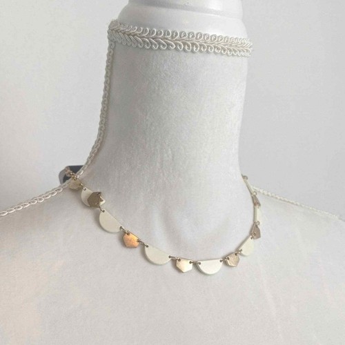 Half Moon Matte Spray Necklace NWT 