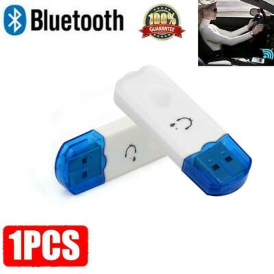 USB 3.5mm Bluetooth Wireless For Aux Stereo Audio FT Adapter Car Music Rece W1D2