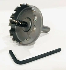 Drill America 2-3/16"-Inch Carbide Tipped Hole Cutter / Hole Saw Metal Cutting