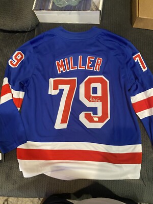 K'Andre Miller New York Rangers Signed Blue Authentic Jersey