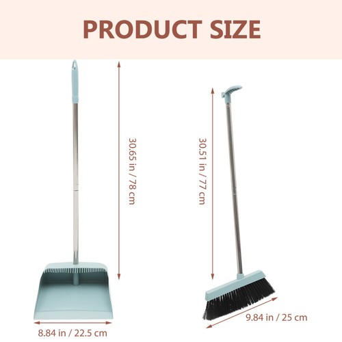 1 Set Broom Dustpan Kit Household Floor Cleaning Tool Home Cleaning Device - Picture 4 of 6