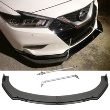 Carbon Fiber Style Front Lip Splitter Strut Rods For Nissan Maxima S Sv Sedan Carbon Fiber Style Front Lip Splitter Strut Rods For Nissan Maxima S Sv Sedan