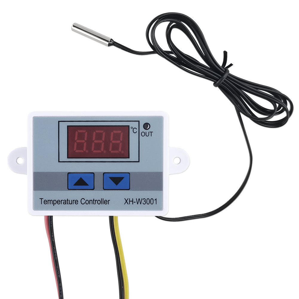 Termostato Xh-w3001 12V 120W controllo temperatura digitale led sonda LCD