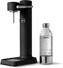 Image of Aarke Carbonator 3 Sparkling Water Maker with Water Bottle- Matte Black Finish