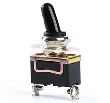 50Pcs Heavy Duty 20A 125V SPST 2Pin ON/OFF Rocker Toggle Switch Waterproof Boot