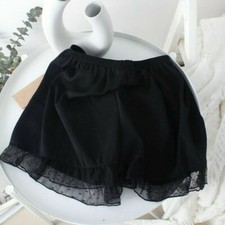 Women Lace Underwear Shorts Knickers Petticoat Ruffle Mesh Underpants