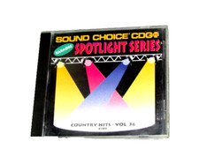 COUNTRY HITS Vol.36 Sound Choice Spotlight Series Karaoke CD  G case-8 