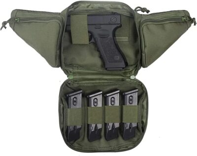 Fanny Pack Holster Fits 1911, Glock, H&K, Ruger, S&W M&P Shield Taurus Ruger SR9