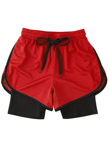 Kids Boys Bottoms Stretchy Shorts Drawstring Short Pants Workout Activewear Gym - Picture 57 of 89