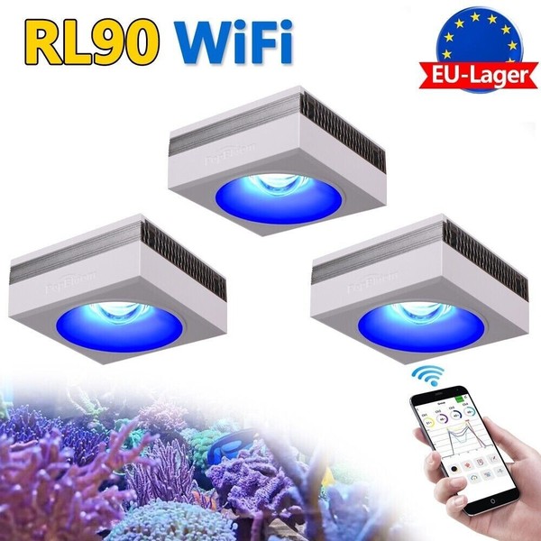 Popbloom RL90 Led Aquarium Beleuchtung Aquarium Meerwasser Led FüR Riffaquarium-image