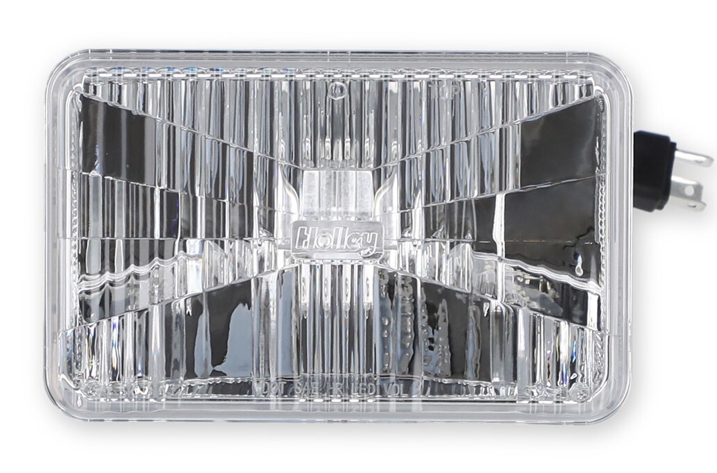 Retrobright 3000K White LED 4"x6" Rectangle Head Light For Classic Model Vehicle
