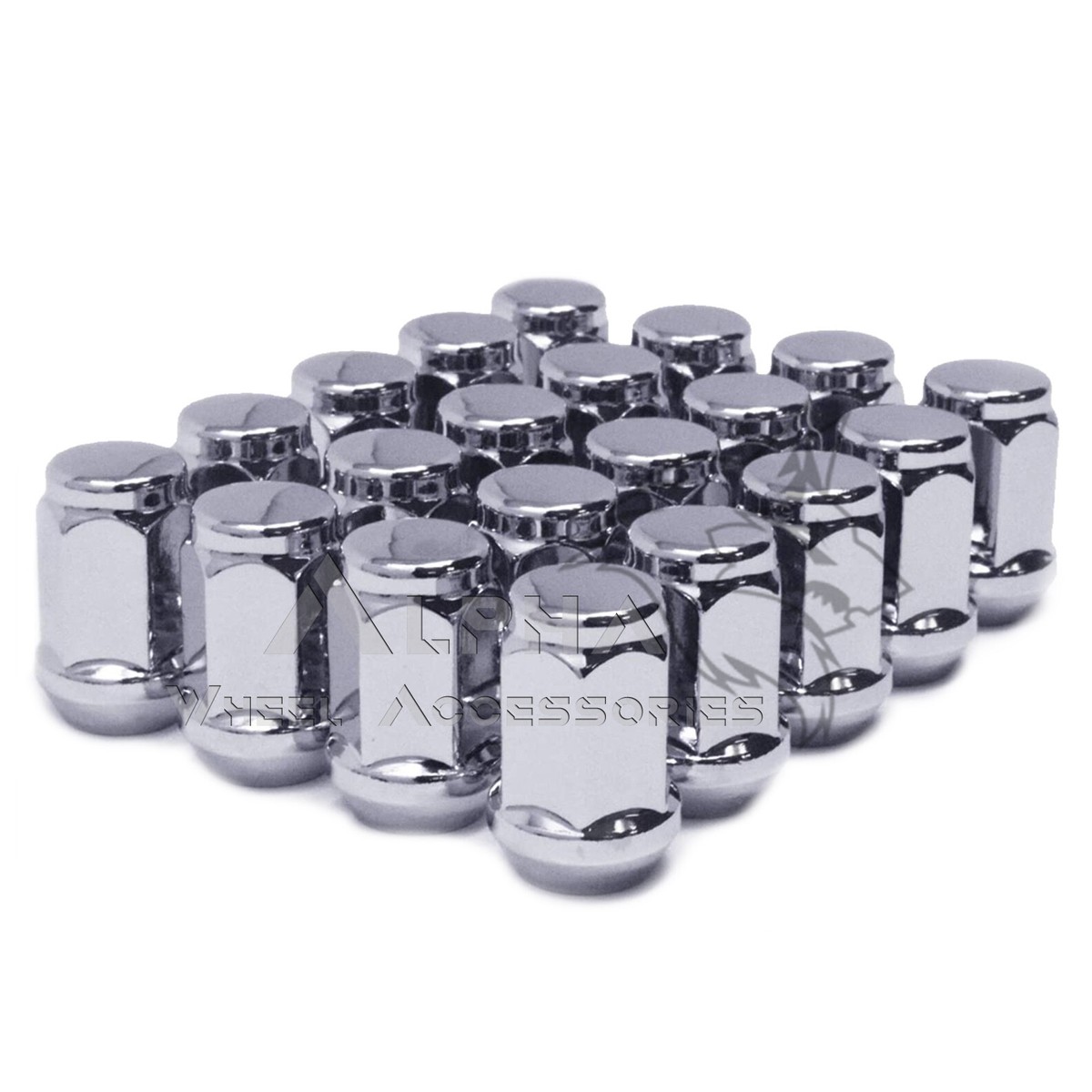 20 Chrome Lug Nuts 14x1.5 For 2010 & Newer Chevy Camaro SS 1LE ZL1